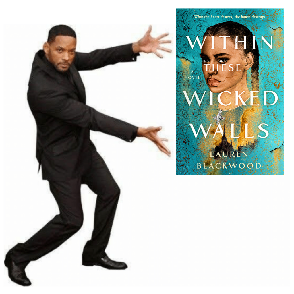 Will Smith making "tada" hands at Within These Wicked Walls